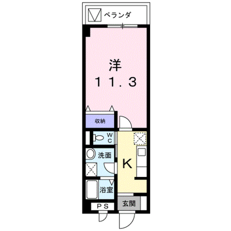 エスペランサ・ヤマダの物件間取画像